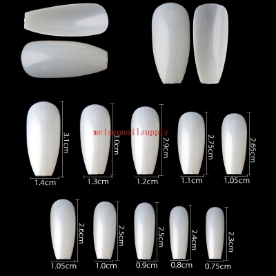 (NT-34) Ballet Coffin nail tips